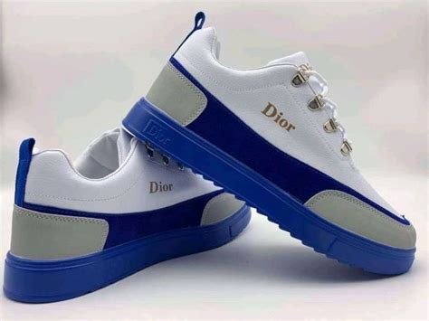 dior white blue sneakers|where to buy Dior sneakers.